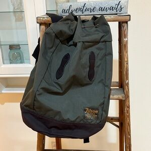 Filson Olive and Black Men's Backpack